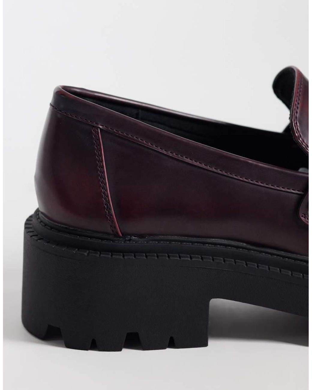 ASOS Blue Milan Chunky Chain Loafers