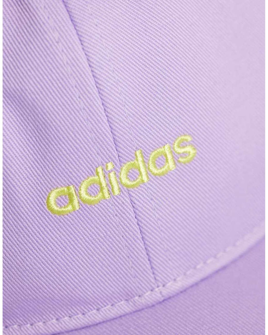 Adidas Originals Purple Adidas Training Three Stripes Studios Baseball Cap