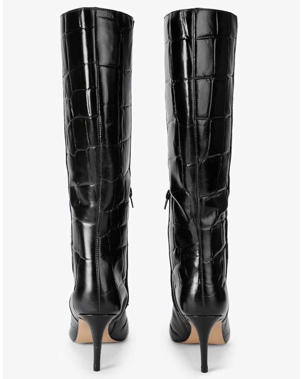 KG by Kurt Geiger Black Strict High Boot Knee Boots