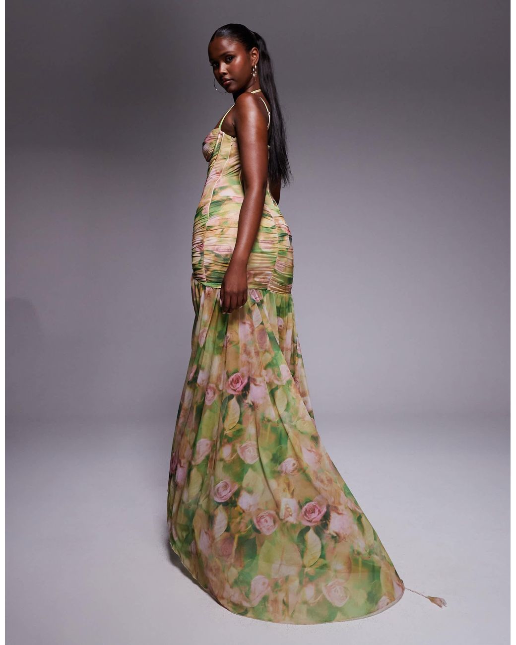 Robe de Princesse pour Fille à Motif Fleurie | Robe de cérémonie
