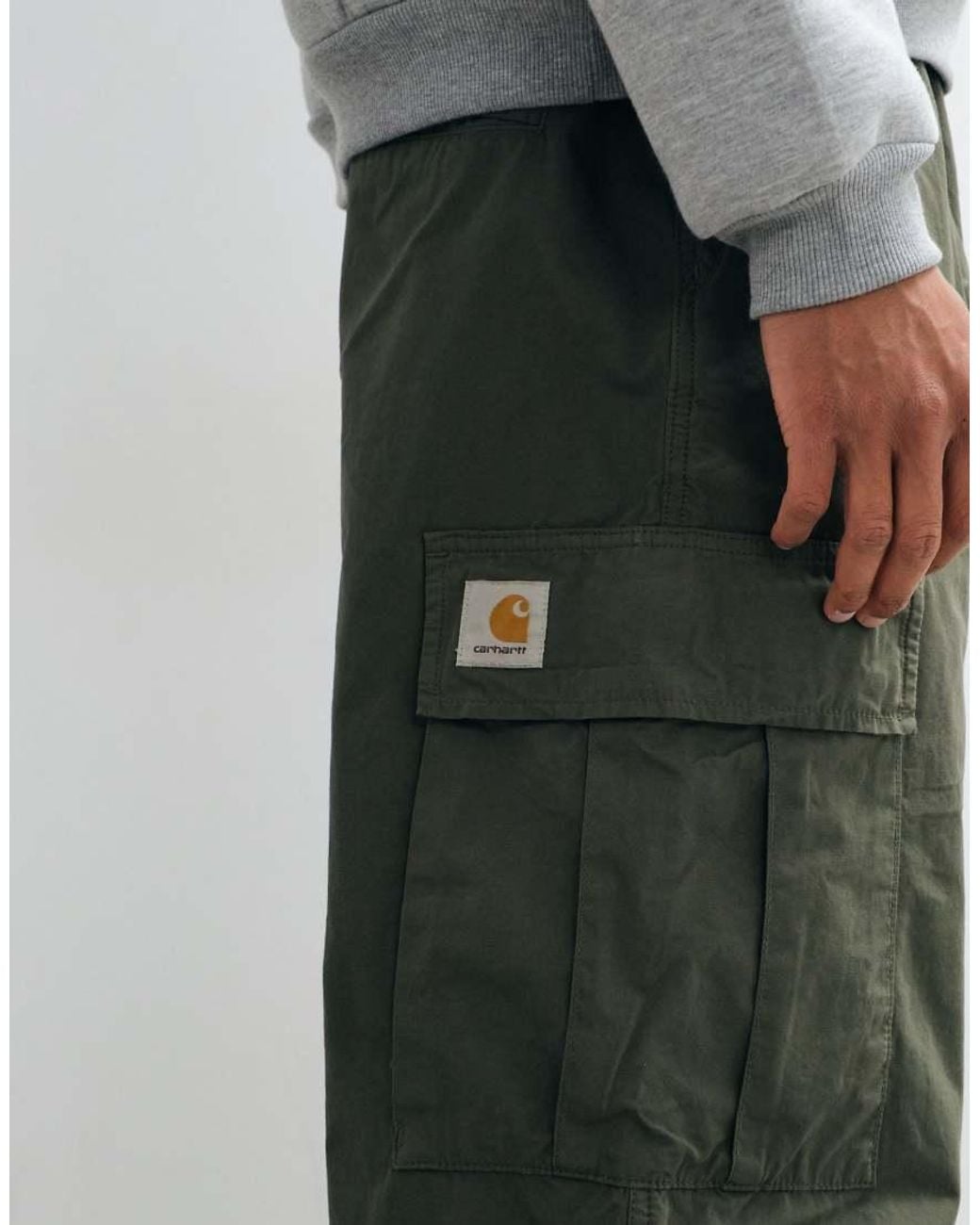 Carhartt Gray Mandler Extra-loose baggy Cargo Pant for men