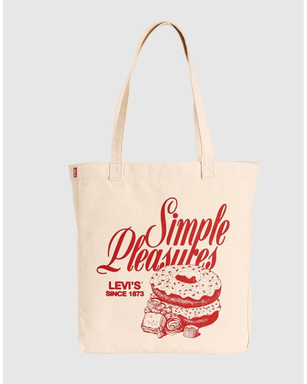 Tote Grafica Everyday Rossa di Levi's in Red