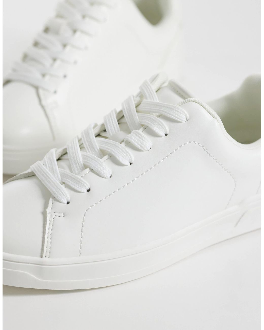 Delta - baskets à lacets ASOS en coloris Natural