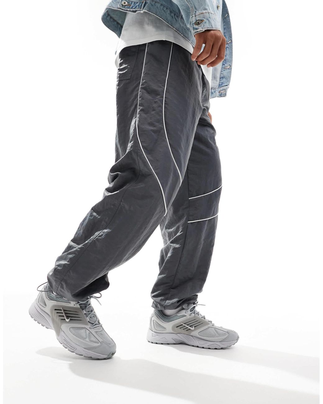 Nike Gray Air Pegasus Wave Trainers for men