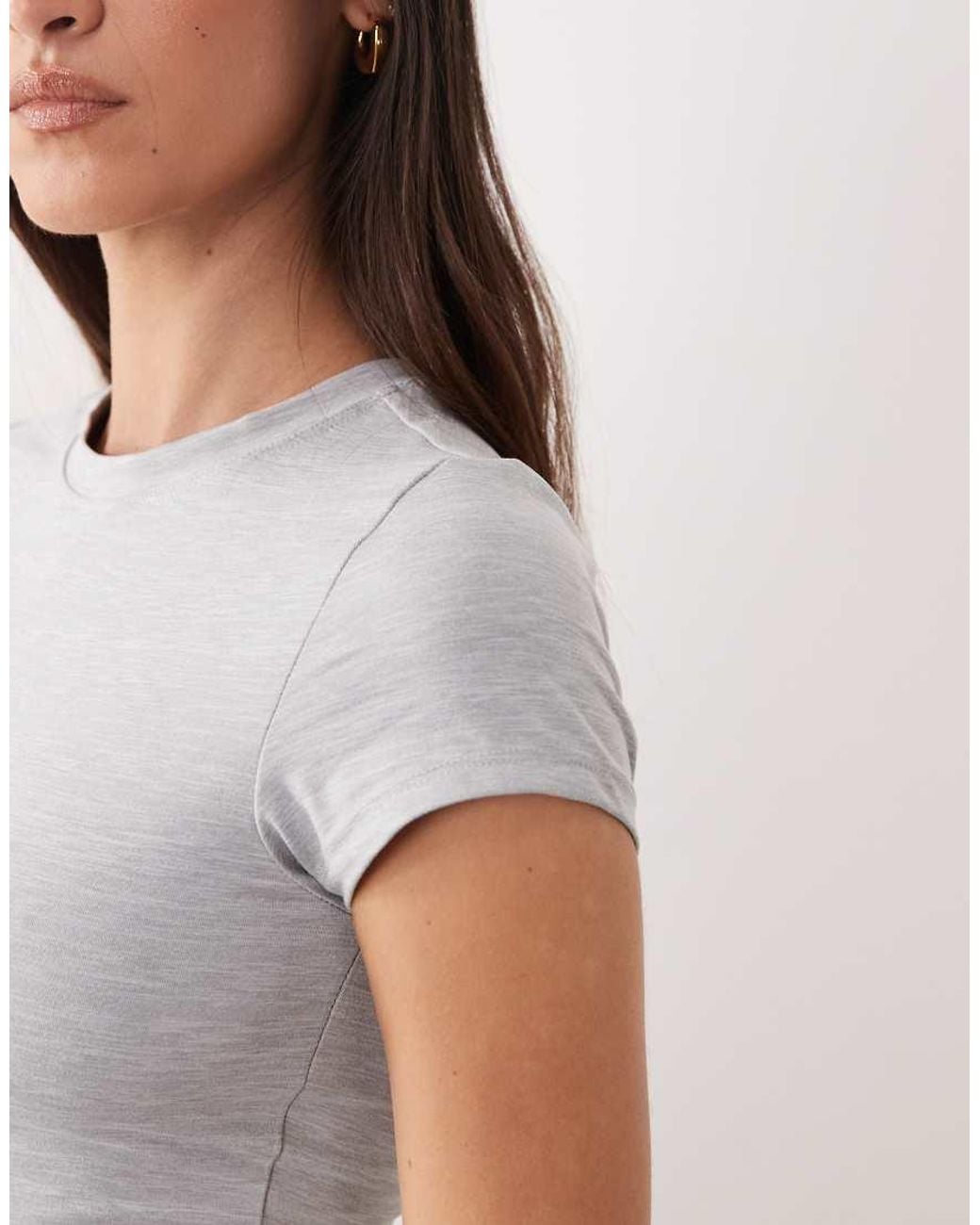 Cotton On Gray Active Ultra Fitted T-shirt