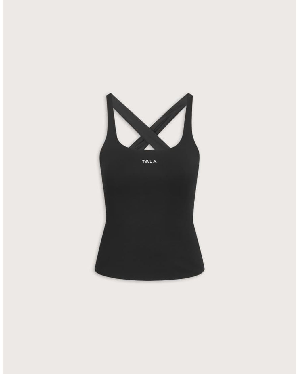 Tala Black Skinluxe Crossback Tank Top