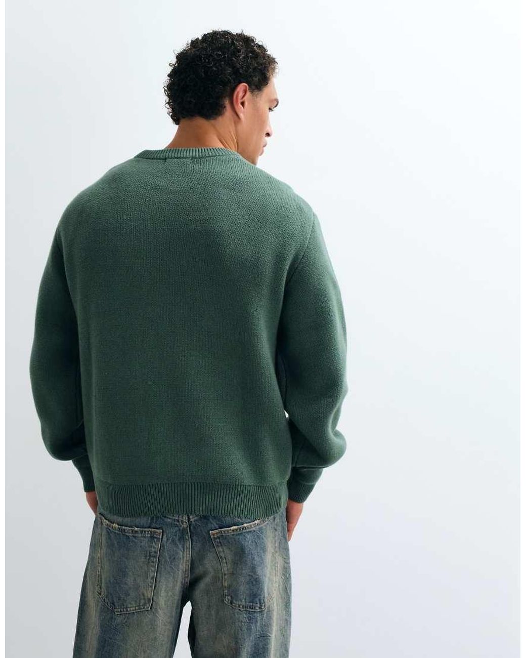 Weekday Green Jumper for men