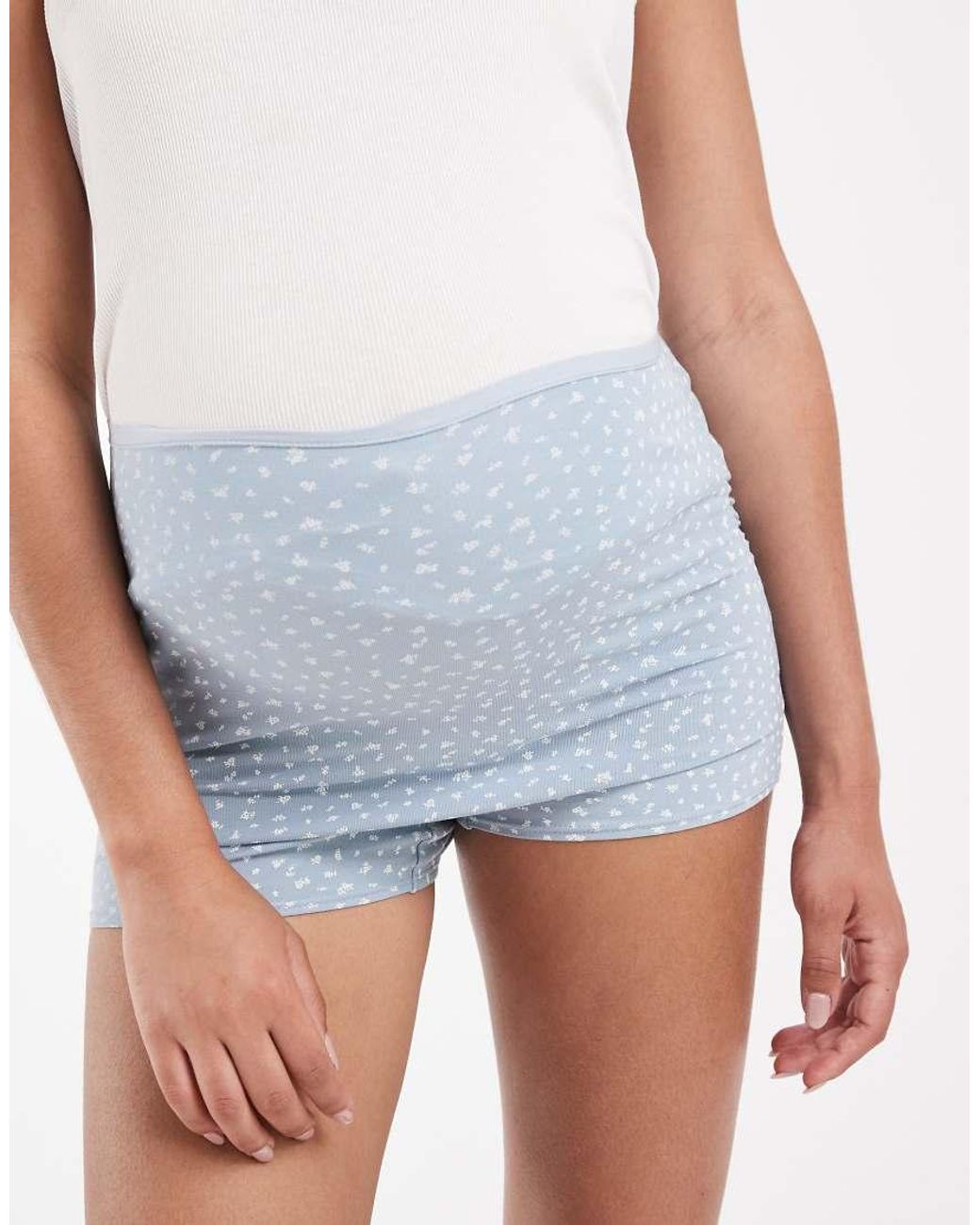 Lindex Blue Maternity 3 Pack Briefs
