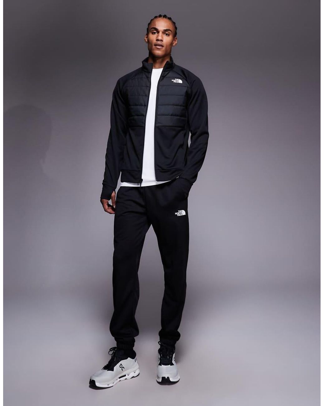 The North Face Blue Reaxion 2.0 Full Zip Hybrid Fleece Jacket for men