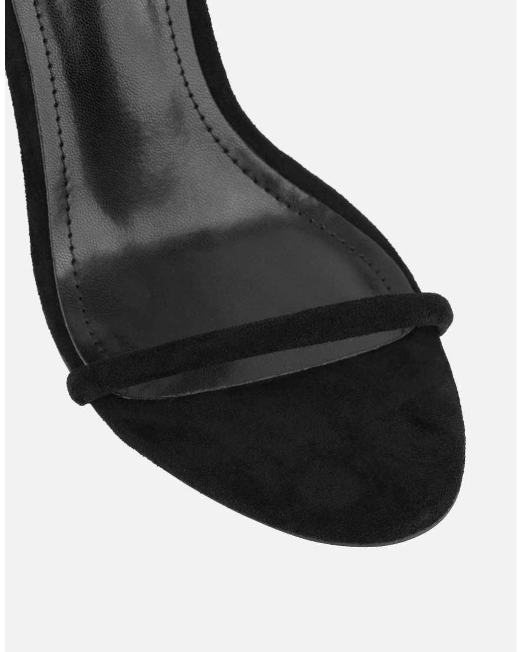 SIMMI Gray Amari Barely There Heeled Sandals