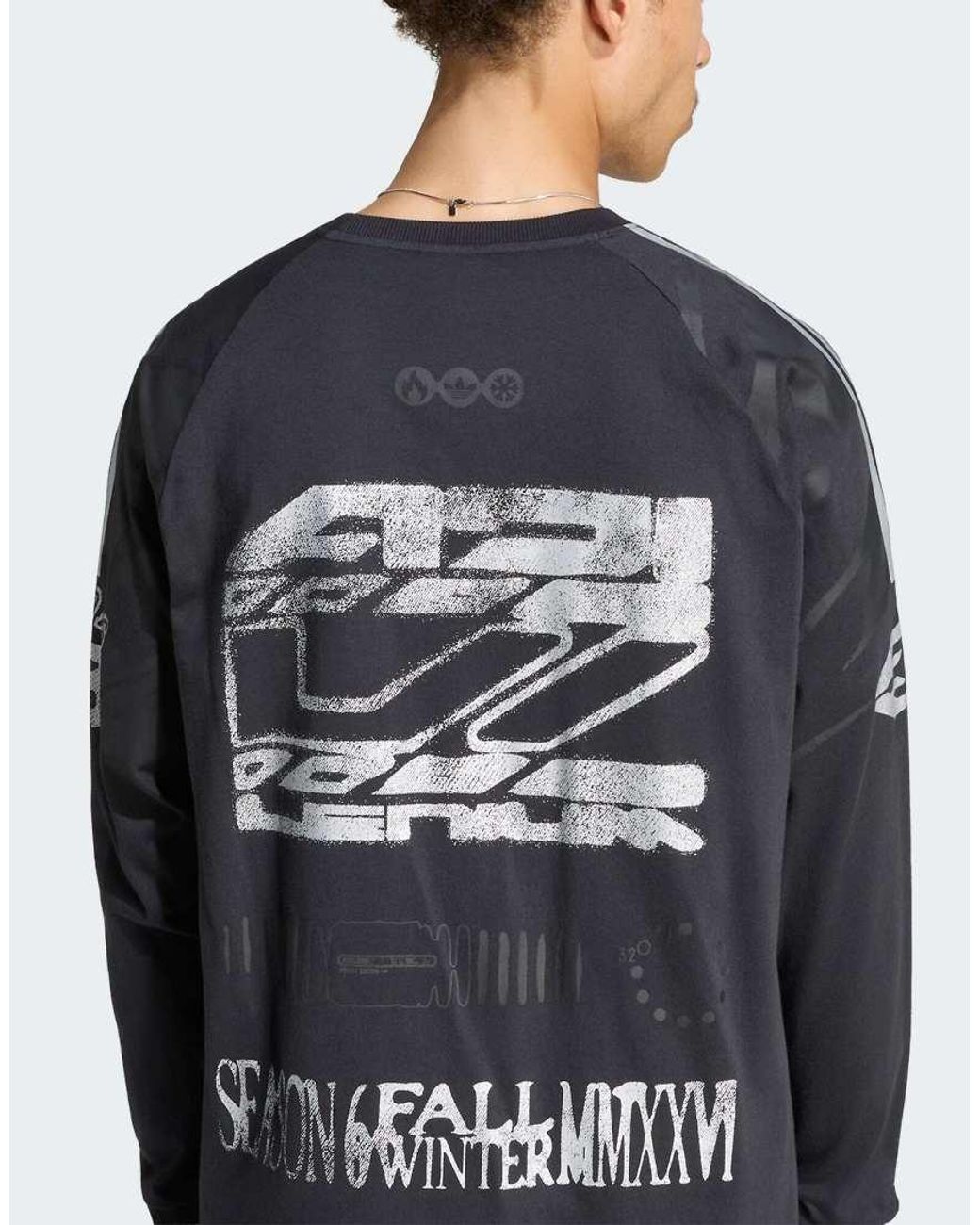 Adidas Originals Gray Adilenium 6 Long Sleeve T-shirt for men