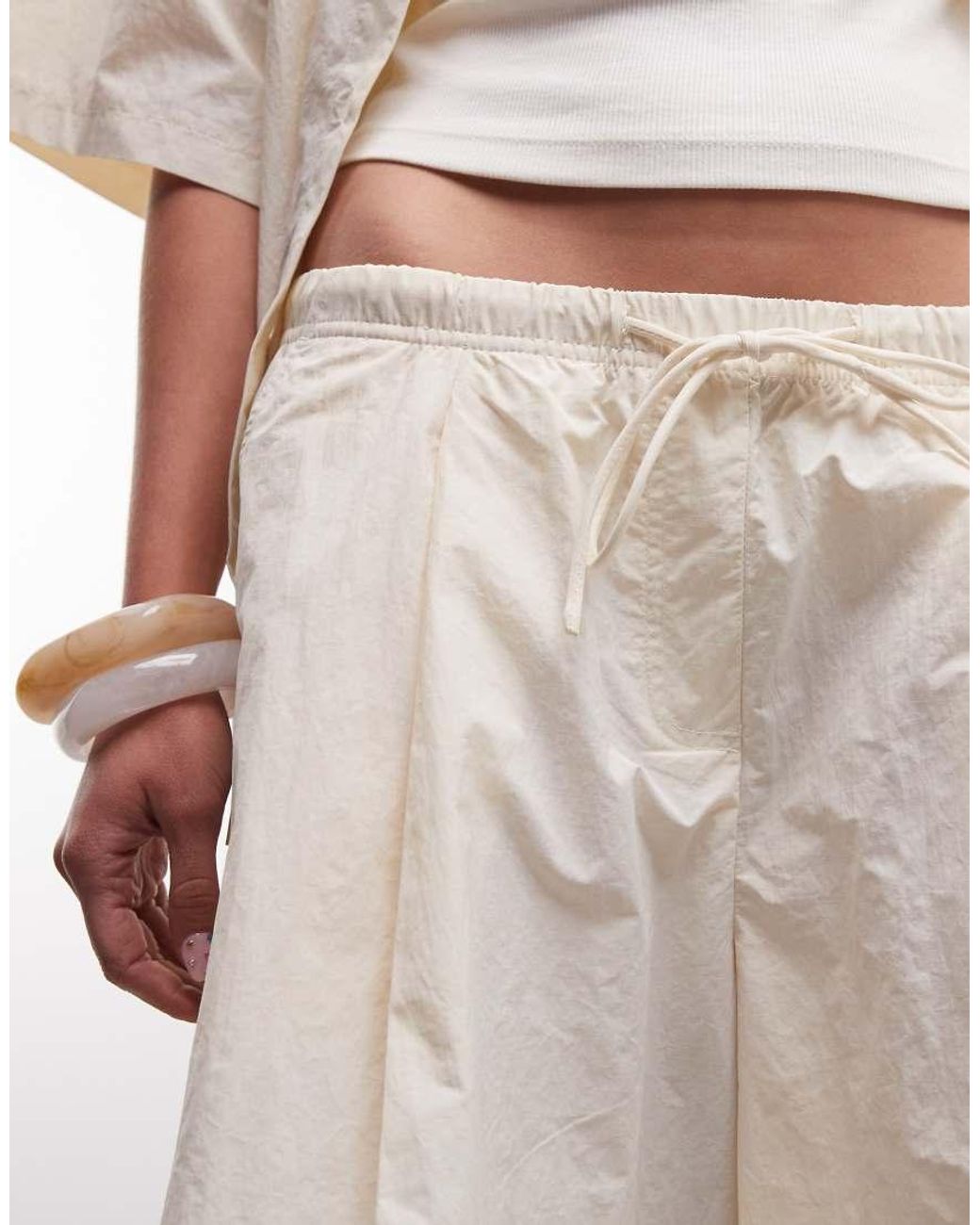 ASOS Natural Longline Shorts