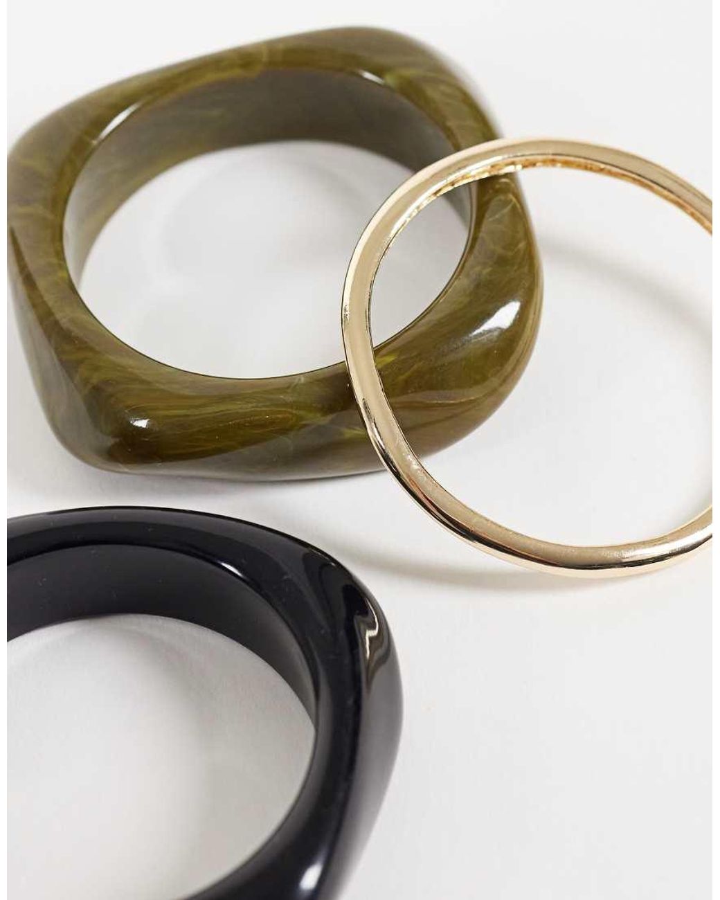 ASOS Multicolor 3 Pack Of Bangles