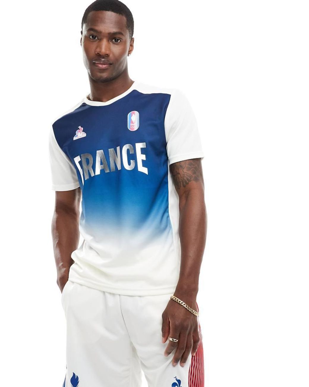 Le Coq Sportif Equipe De France Paris 2024 Olympics Training Jersey in Blue for Men Lyst UK