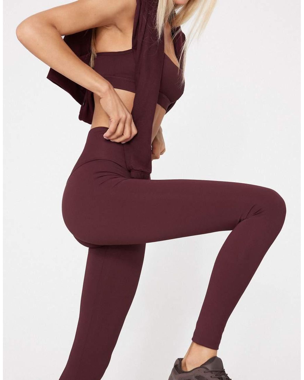 Tezenis Purple Shaping Leggings