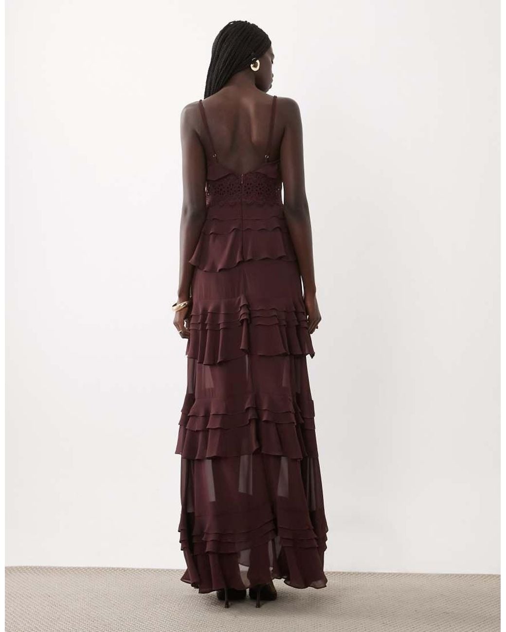 True Decadence Tiered Ruffle Maxi Dress