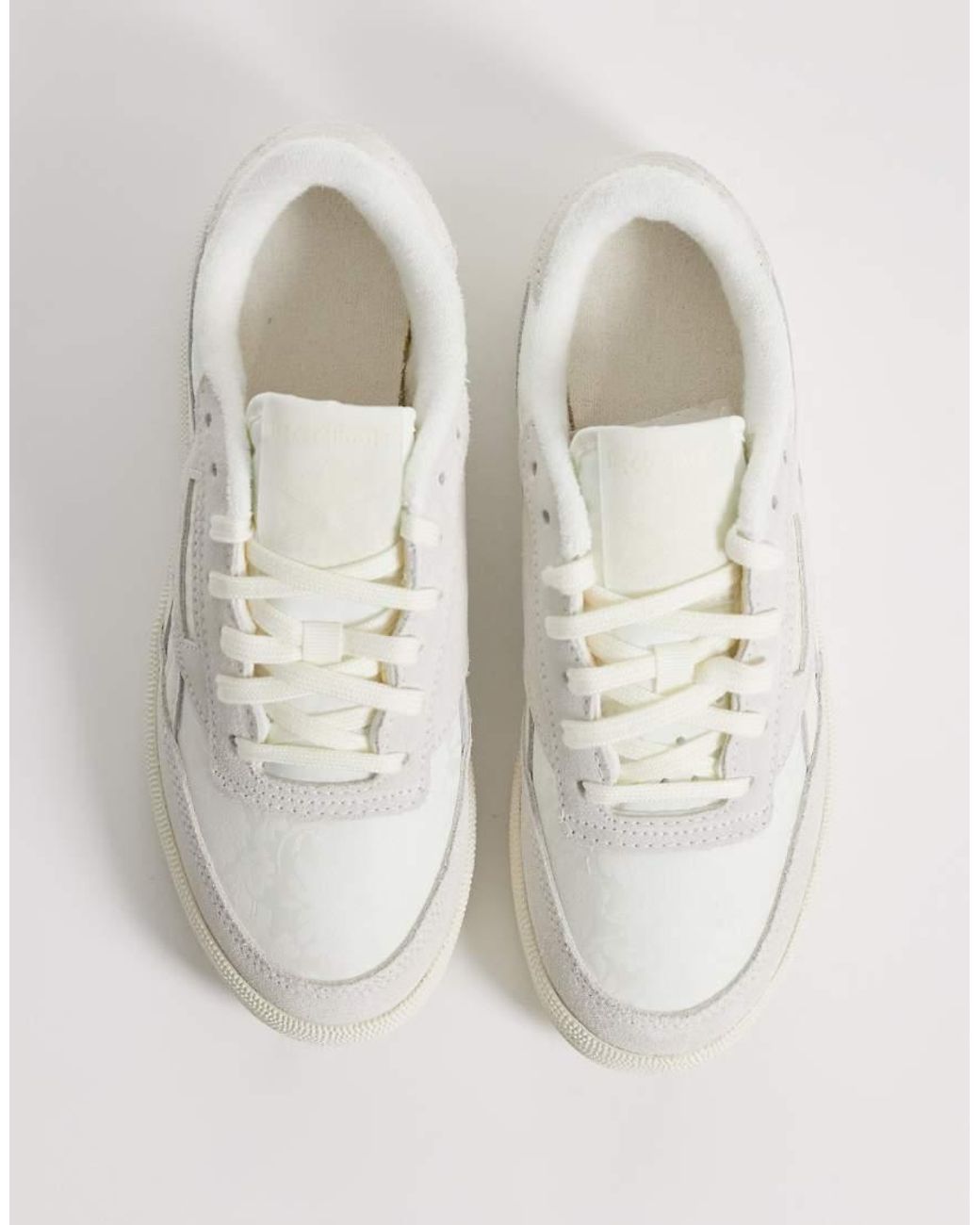 Reebok White Club C Revenge Vintage Ii Womens Sneakers