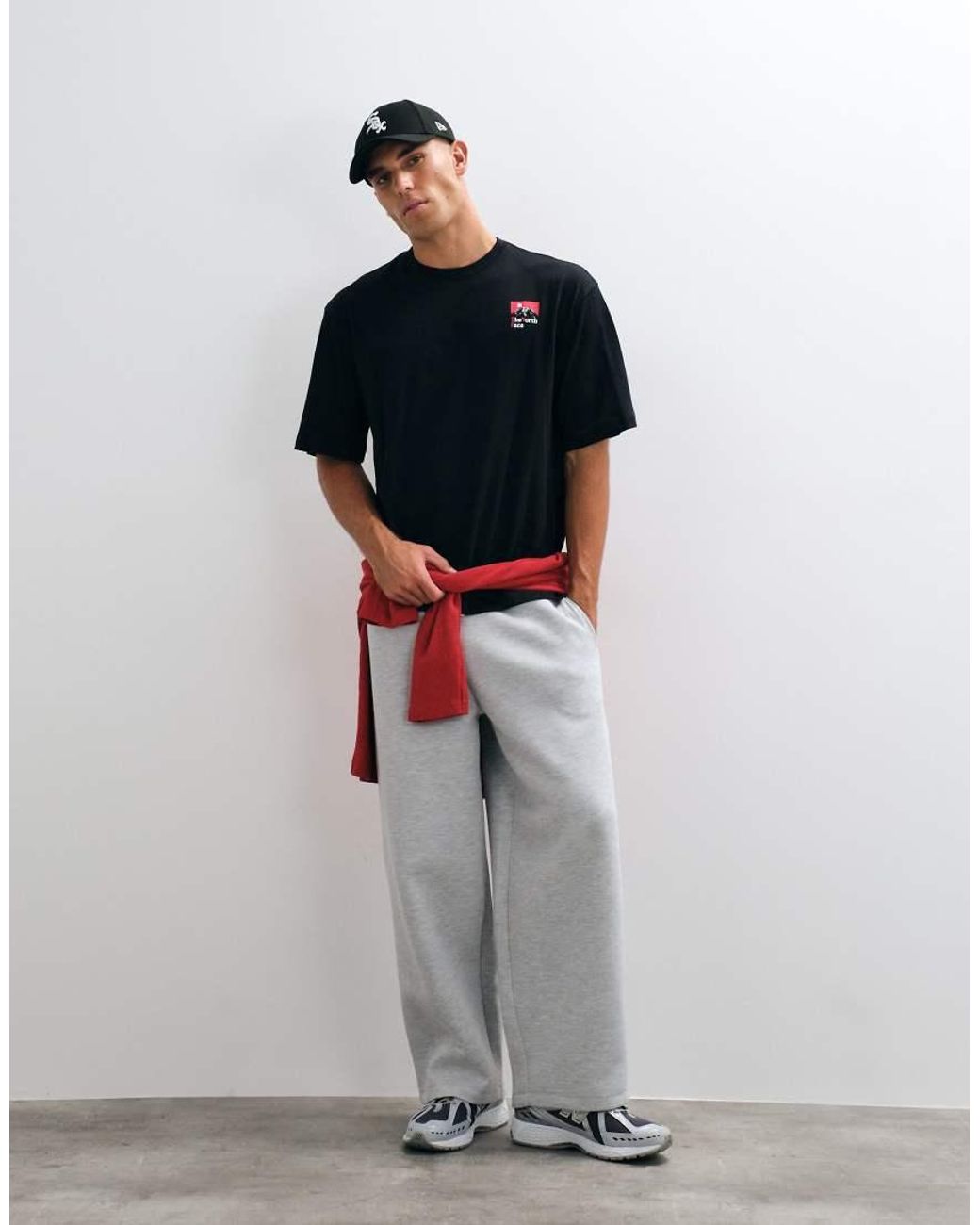 The North Face Red The Right Side Oversized T-shirt for men