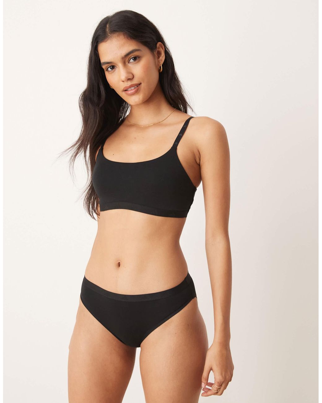 Adidas Black – elastisches bustier