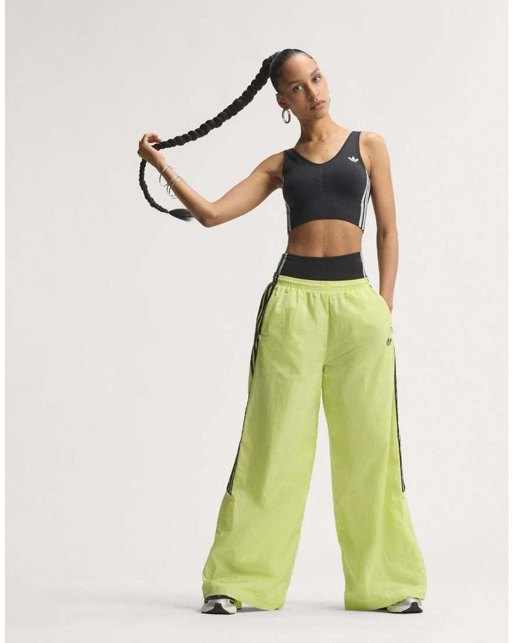 Adidas Originals Black Essentials 3 Stripes Seamless Bralette