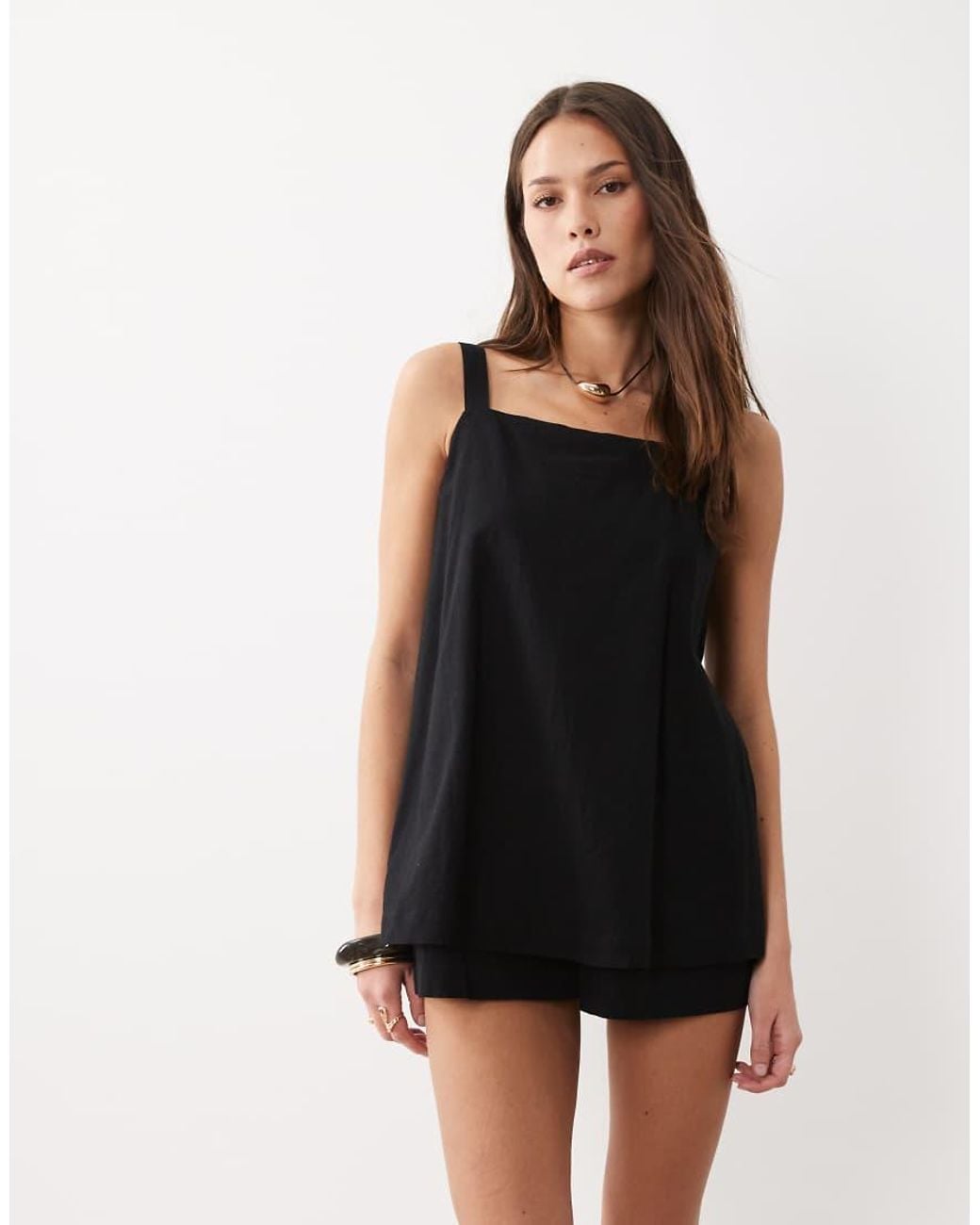 ASOS Black Short Cami Romper
