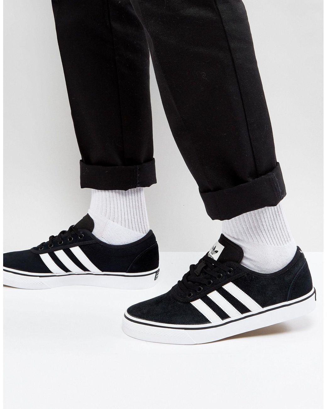 adidas Originals Adi-ease Trainers in Black for Men | Lyst