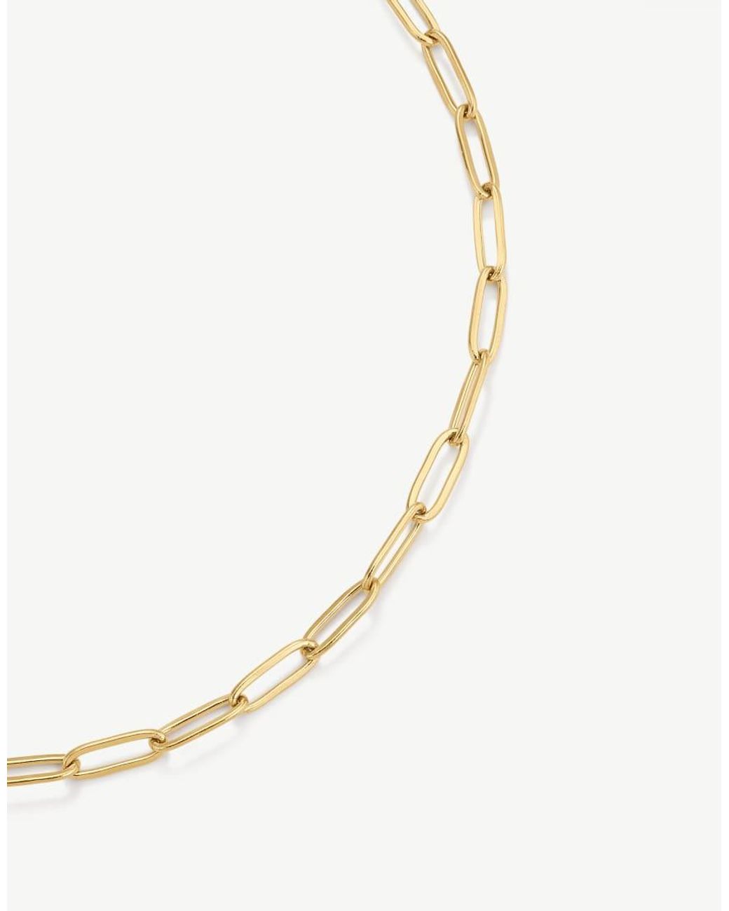 D.Louise Natural Waterproof Tarnish-Free Paperclip Waterpoof Necklace