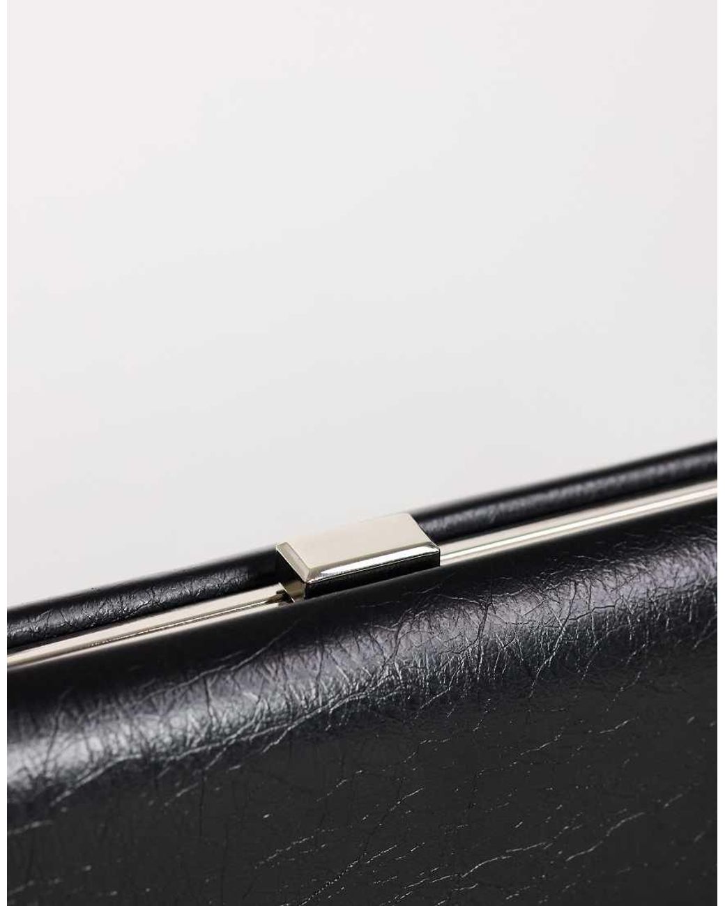 TOPSHOP White Ember Small Envelope Clutch Bag