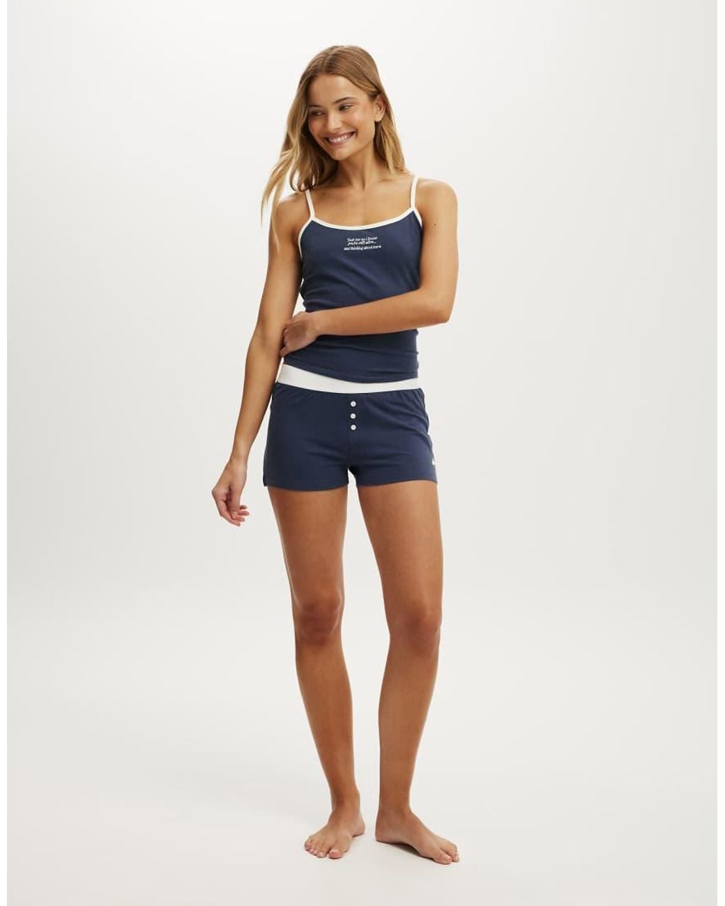 Cotton On Blue Dreamy Soft Longline Cami