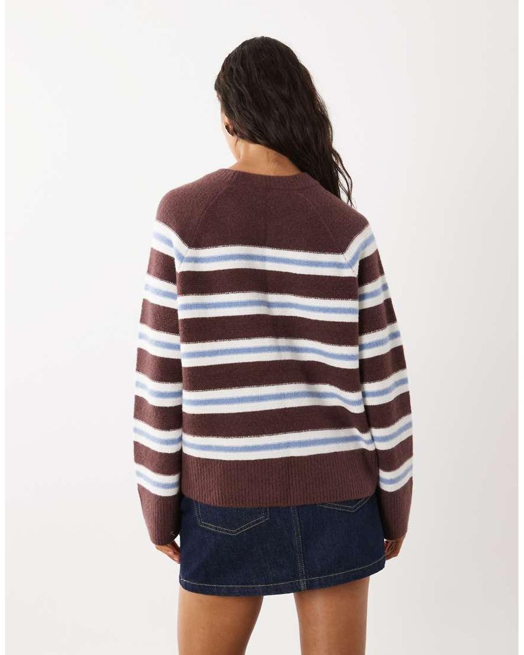 Abercrombie & Fitch Multicolor Knitted Crew Neck Jumper