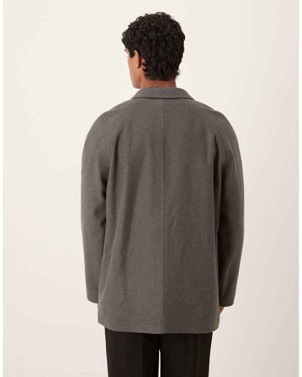 ASOS Gray Oversized Slouchy Blazer for men