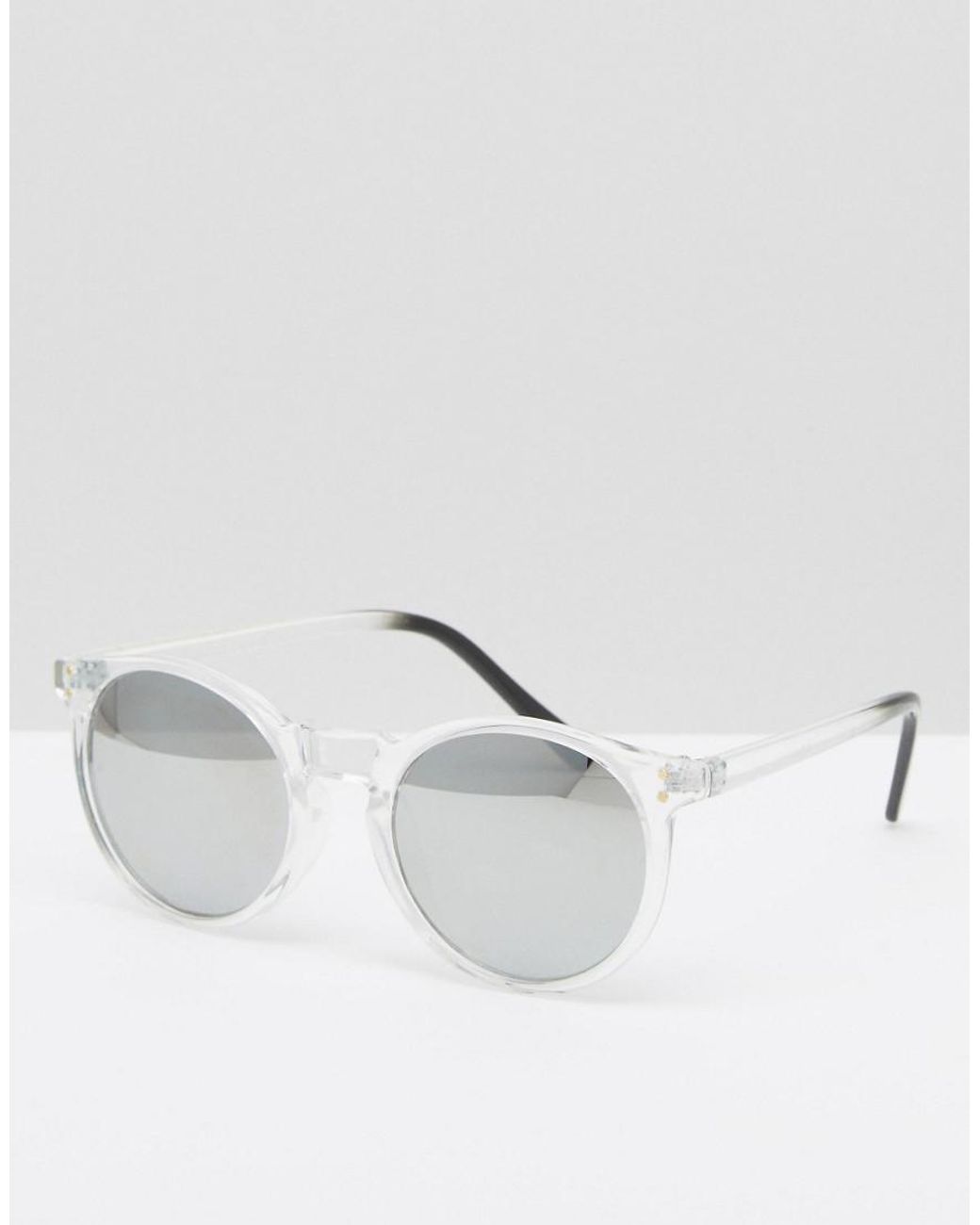 Coloured sunglasses -Transparent - Blue glasses - Transparent