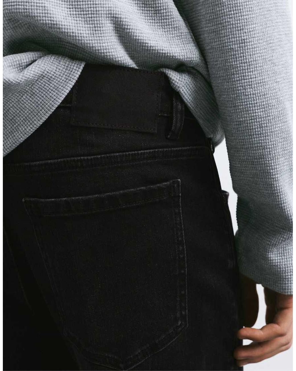 Pull&Bear Gray Skinny Jeans for men
