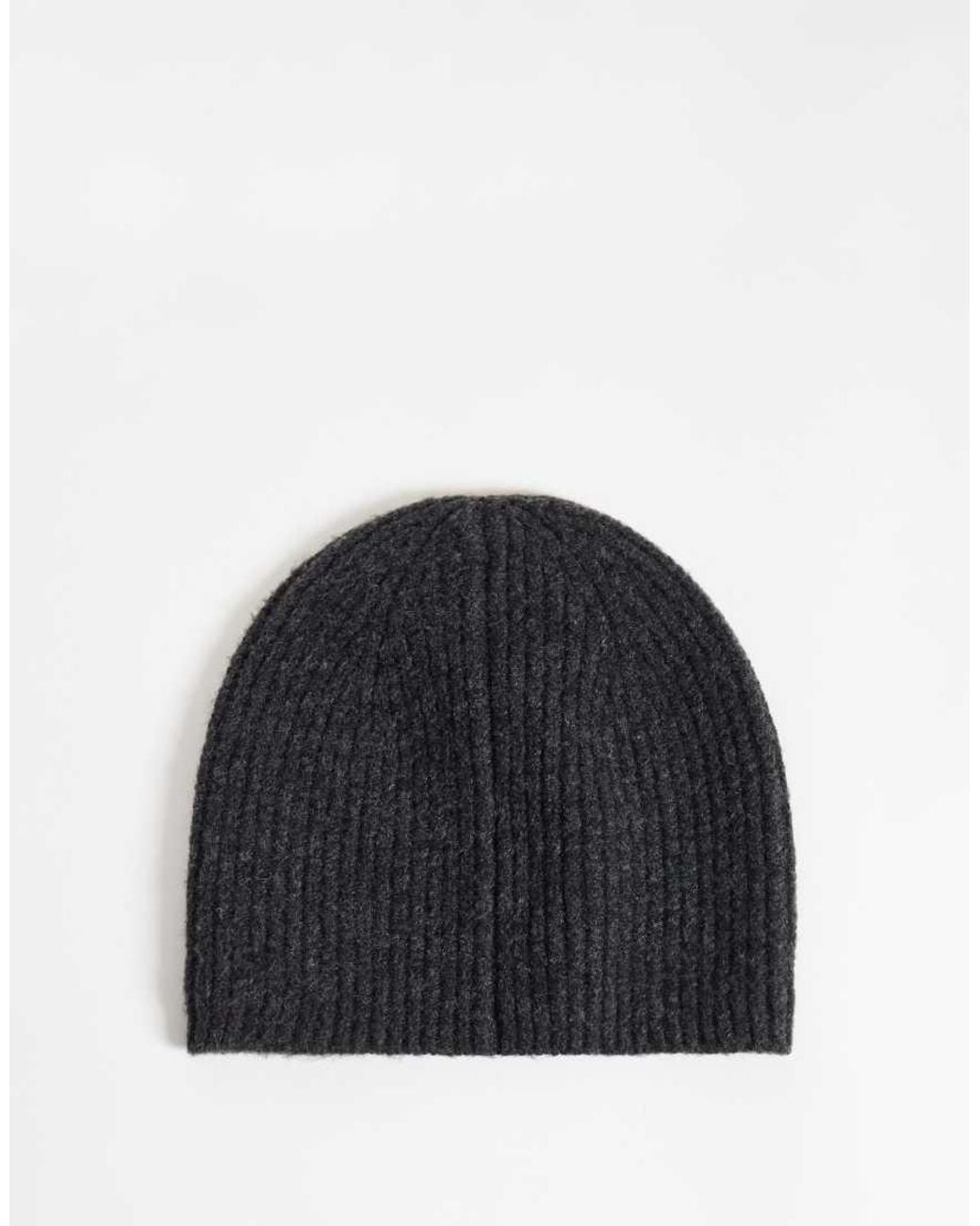 ASOS Blue Ribbed Beanie