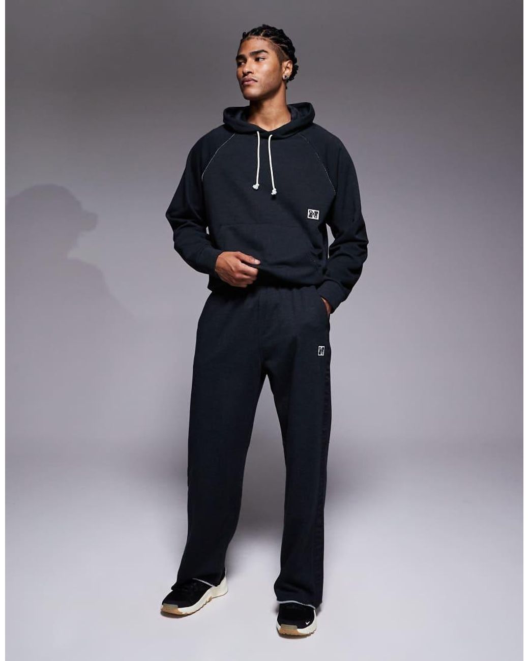 Nike Blue Heritage Dri-fit joggers for men