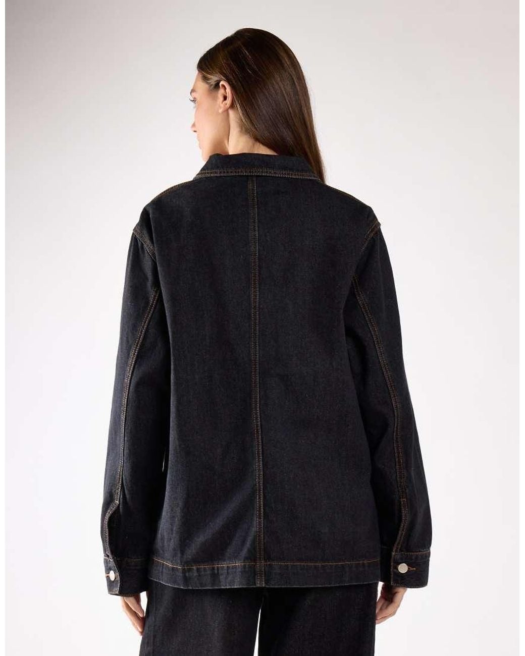 Glamorous Blue Oversized Denim Jacket