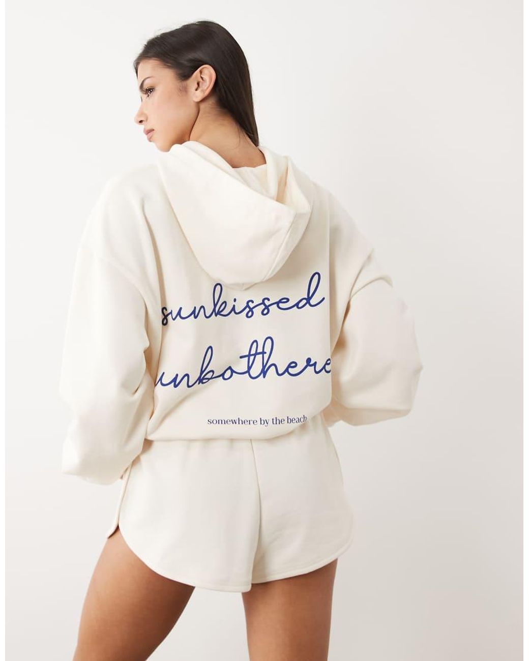 Gina Tricot Natural Co-ord Sweat Shorts