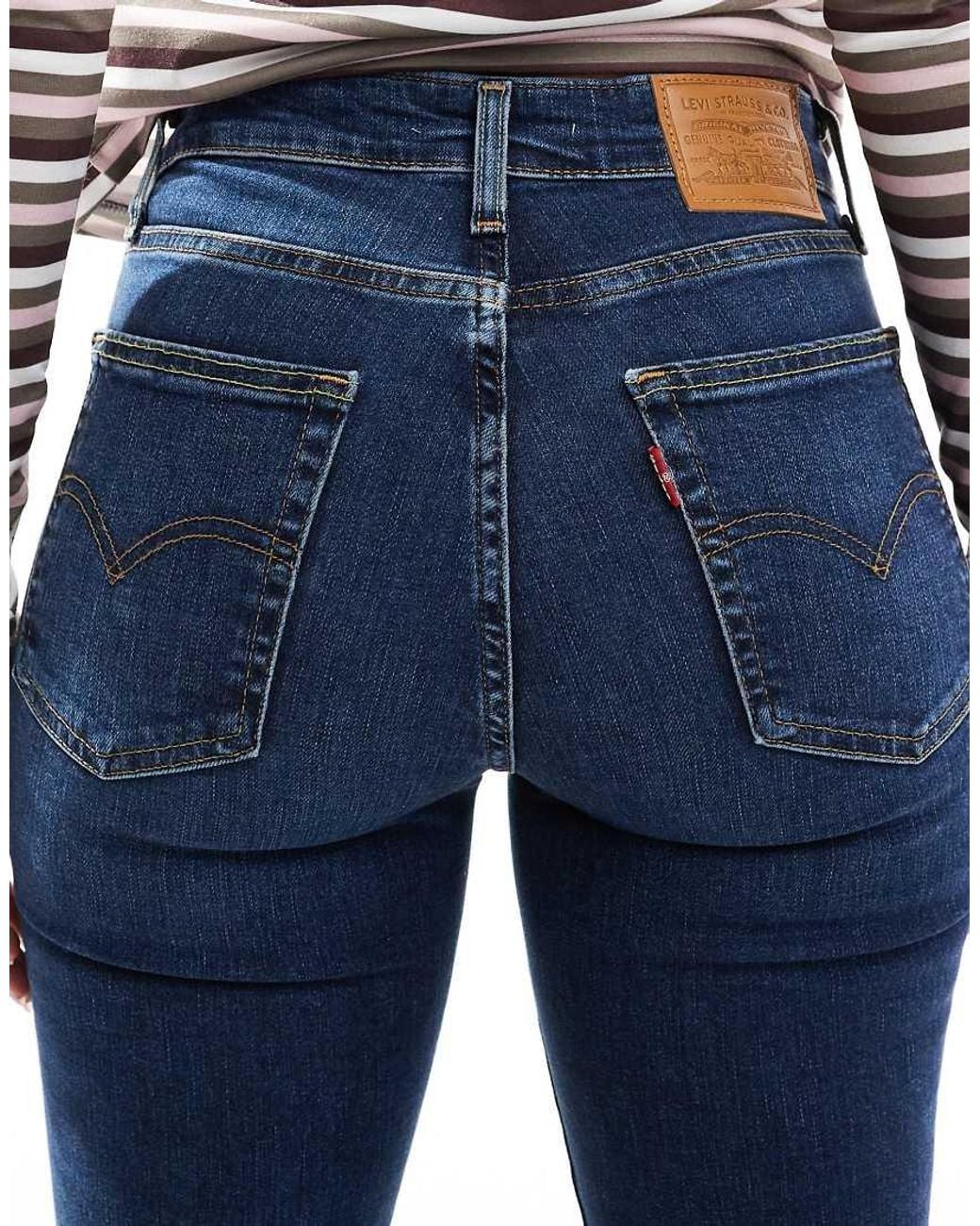 Levi's Blue 725 High Rise Bootcut Jeans