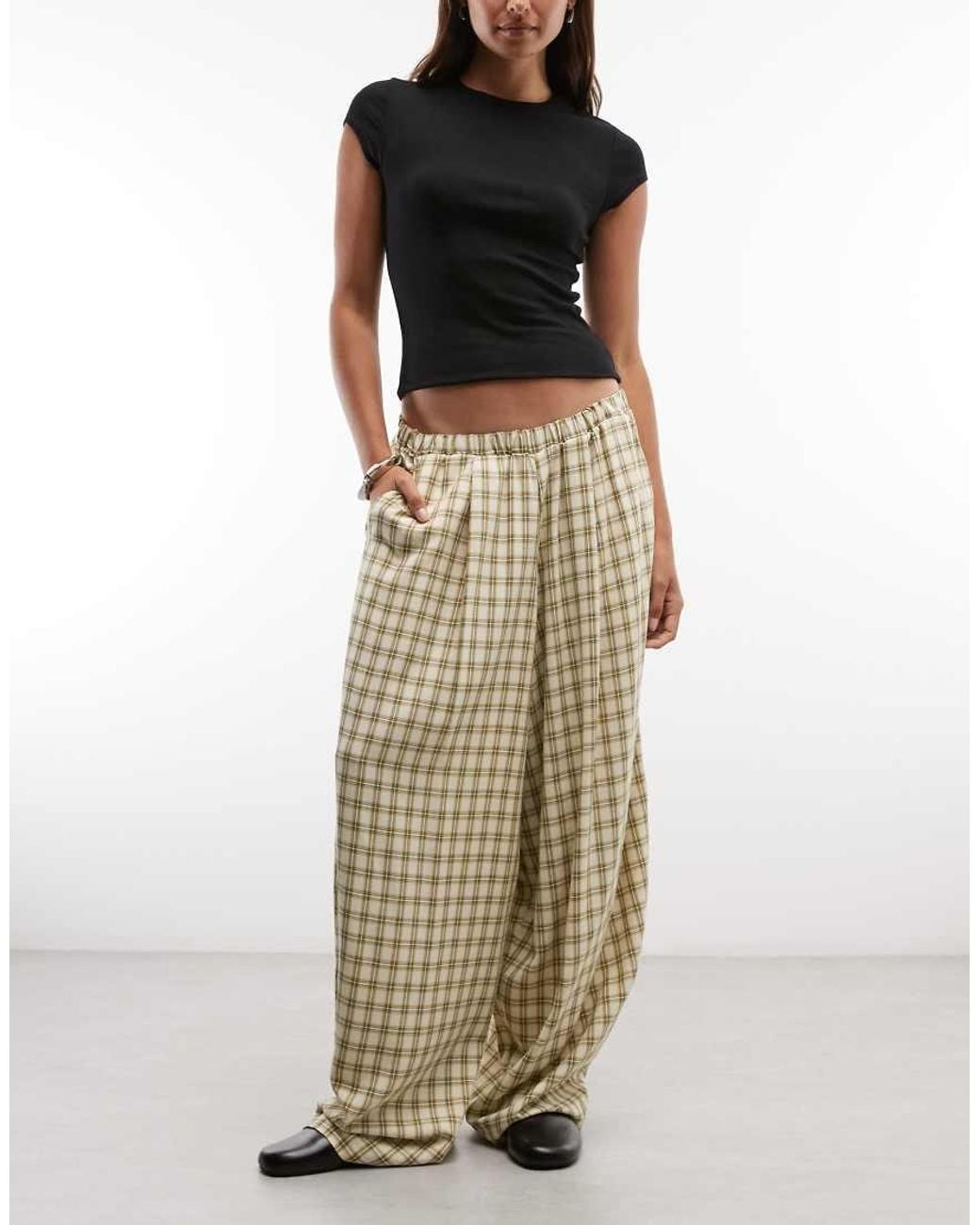 Collusion Yellow baggy Balloon Trouser