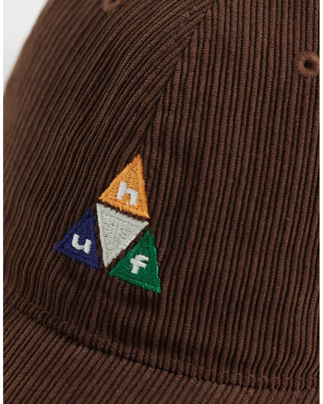 Huf Brown Prism Cord Cap for men