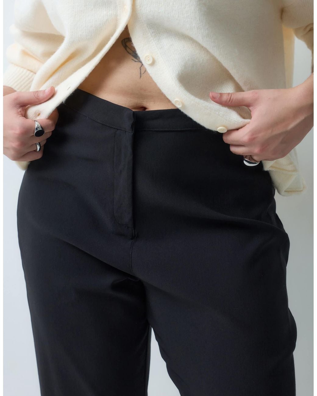 ASOS Asos Design Curve Bengaline Capri Pant With Side Panel Details in ...