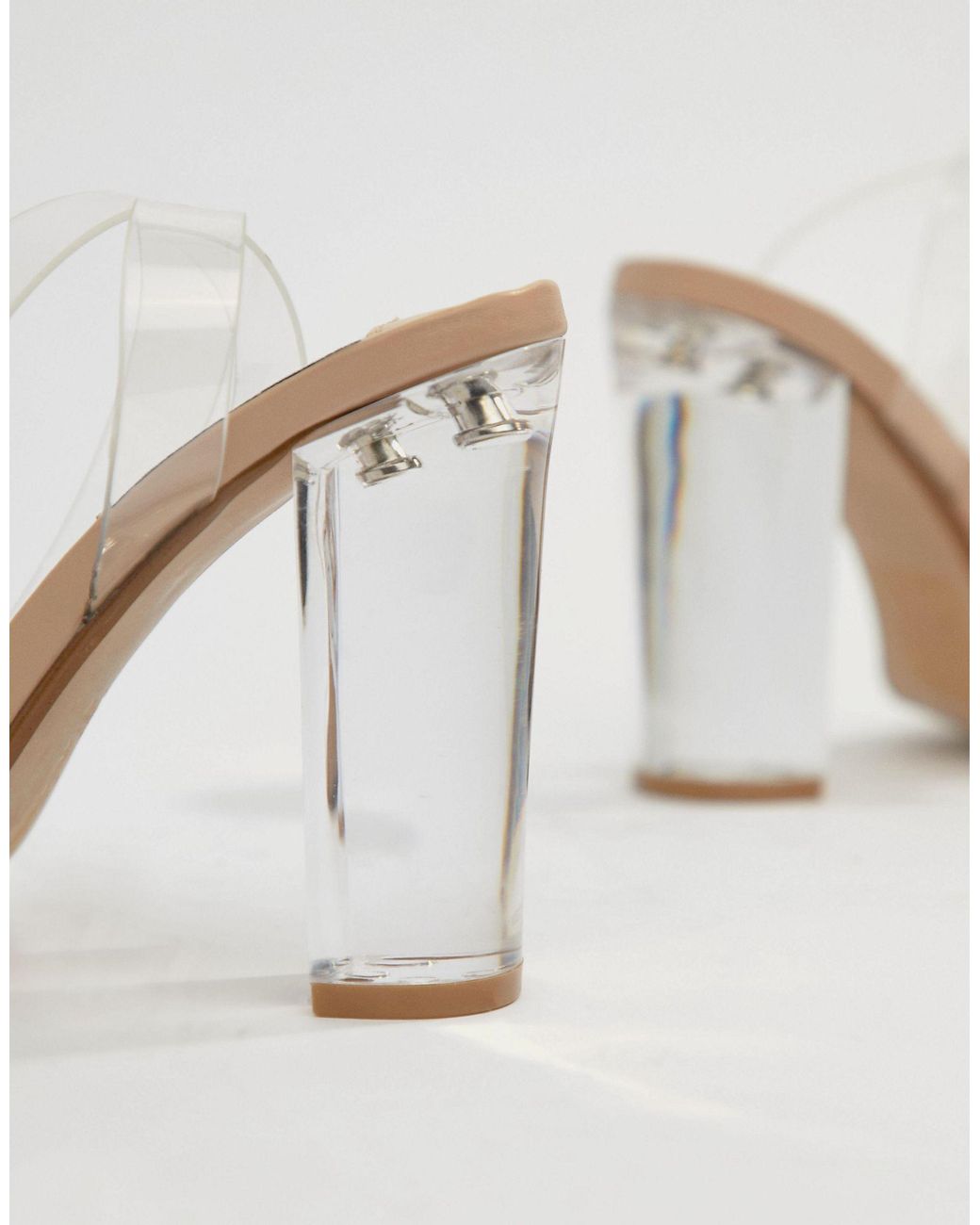 Camille - Chaussures à talon transparent en Plexiglas Steve Madden en  coloris Neutre | Lyst