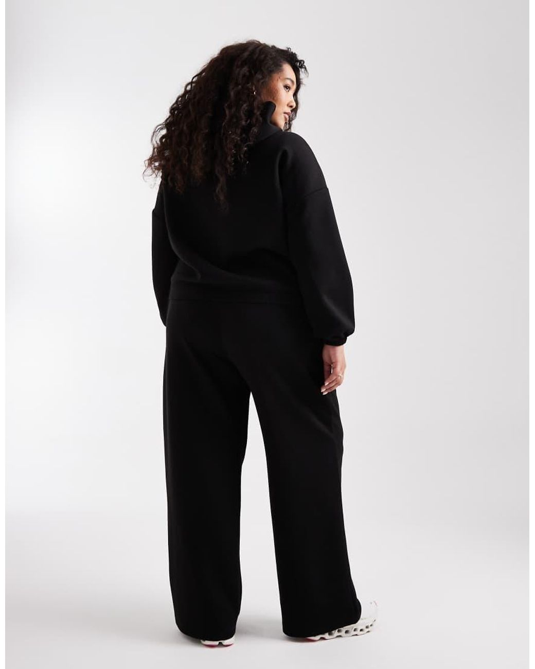 ONLY Black Wide Leg joggers Co-ord