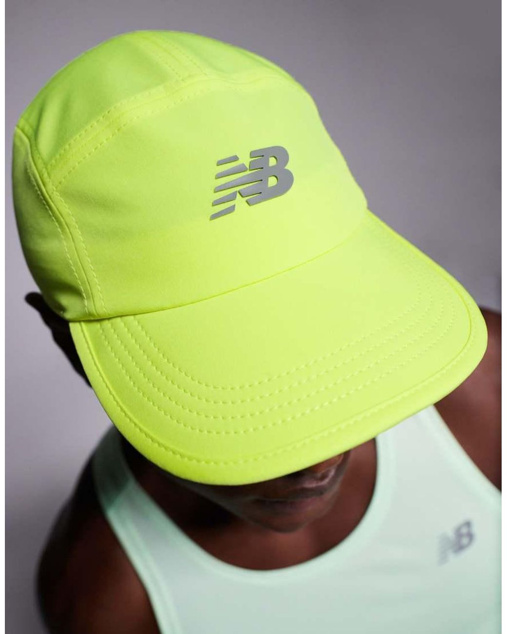 New Balance Green 5 Panel Performance Hat