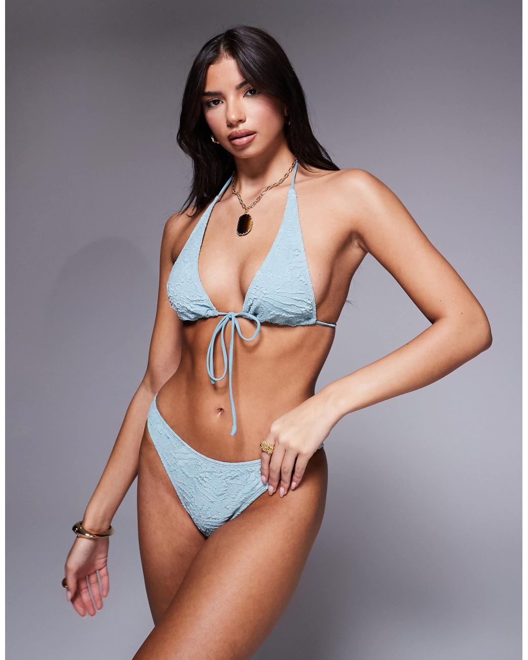 Cassi laguna - haut ASOS en coloris Blue