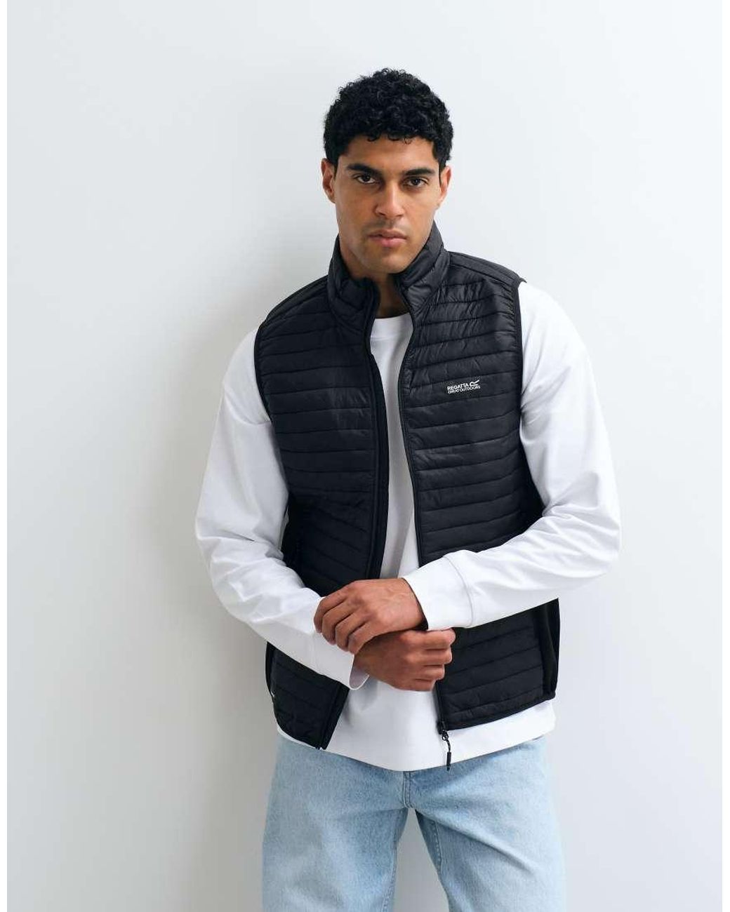 Regatta Blue Lightweight Andreson Hybrid Bodywarmer for men
