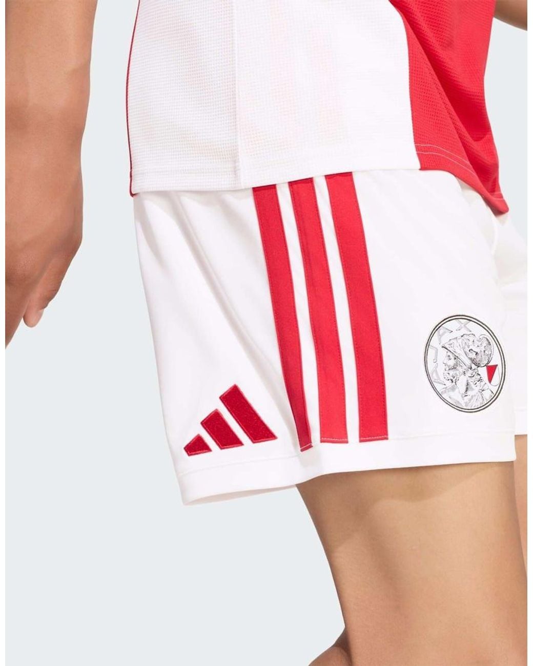 Adidas Originals White Ajax Amsterdam 26/27 Home Shorts for men