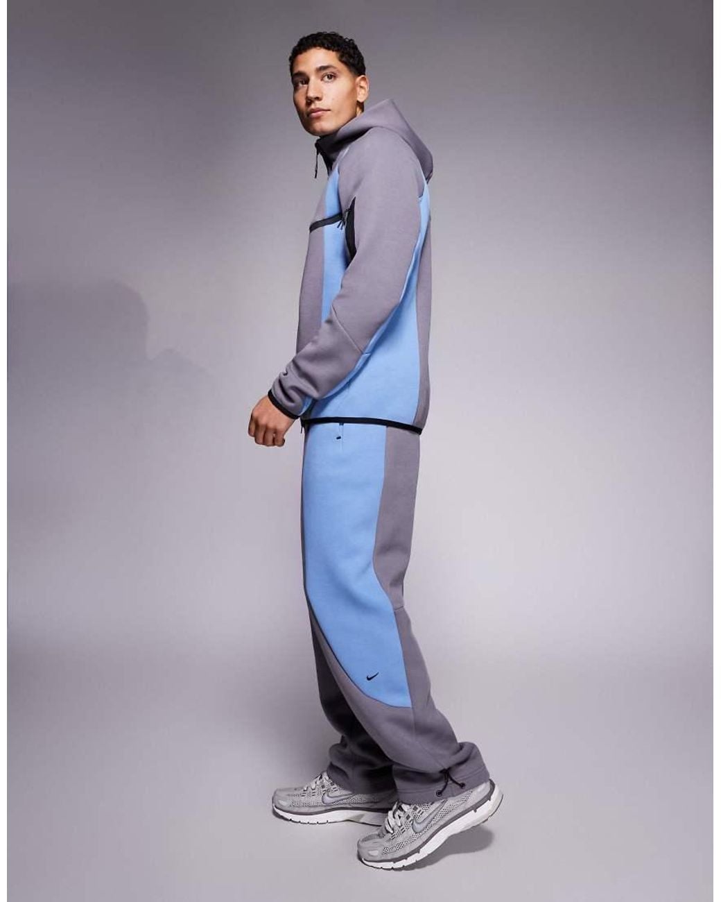 Nike Blue Tech Pro Track Sweatpants for men
