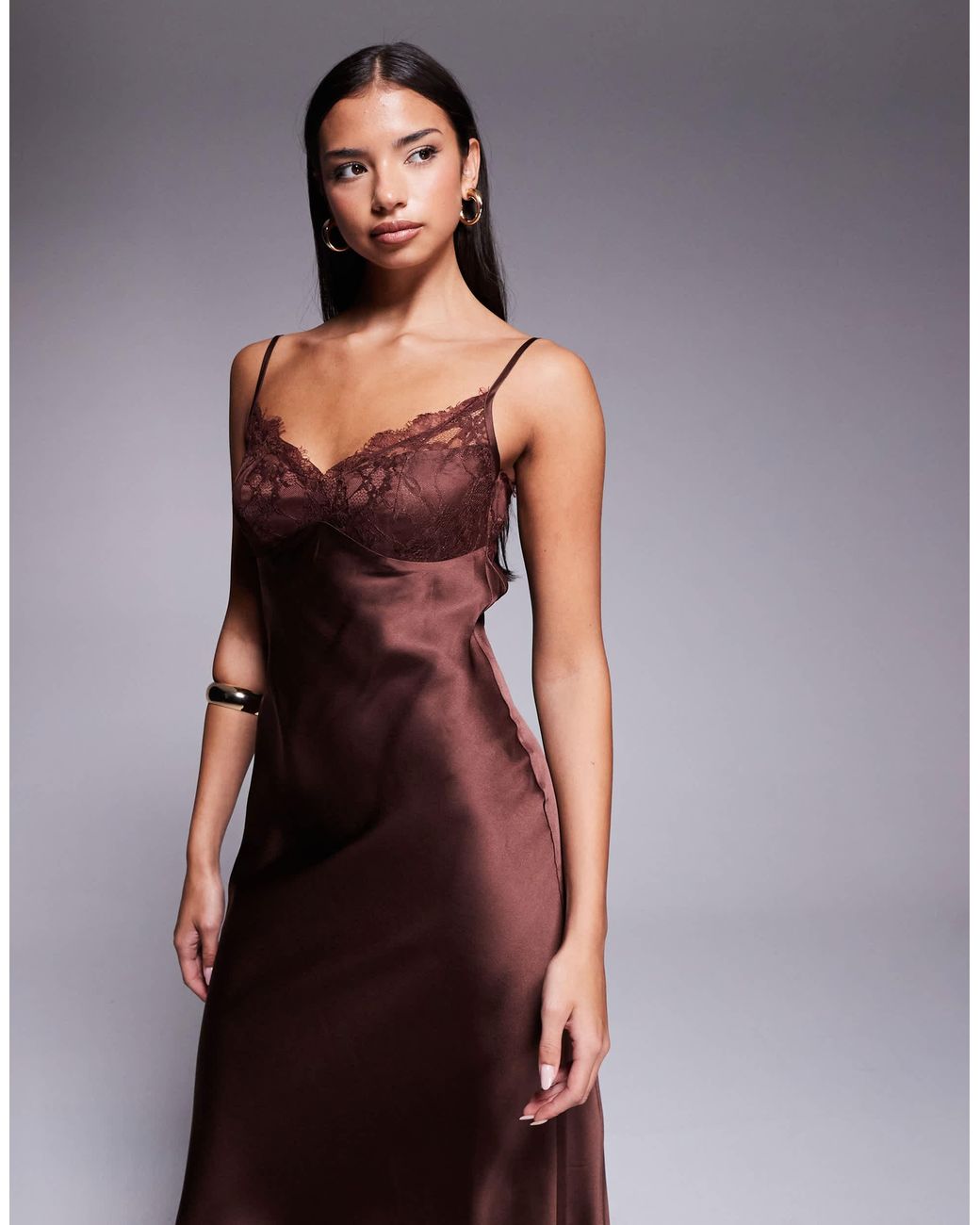chinese dress ladies Pink Satin Mini Dress main image 1