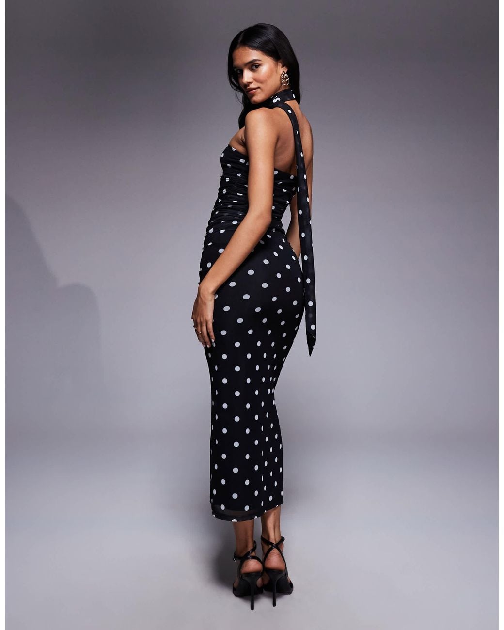 knee length dresses for ladies Burgundy Velvet Bandeau Maxi Dress  self-portrait-US